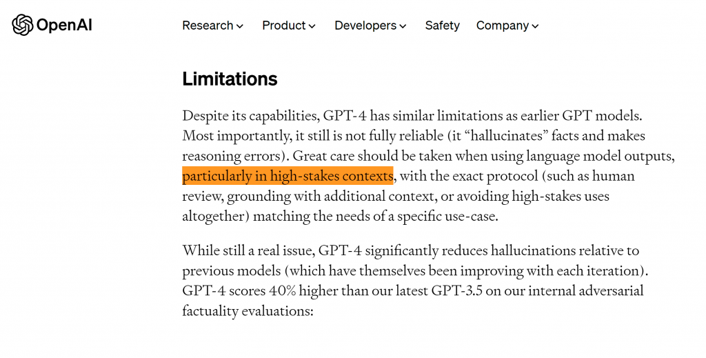limitations_chatGPT hr – Evolution Europe