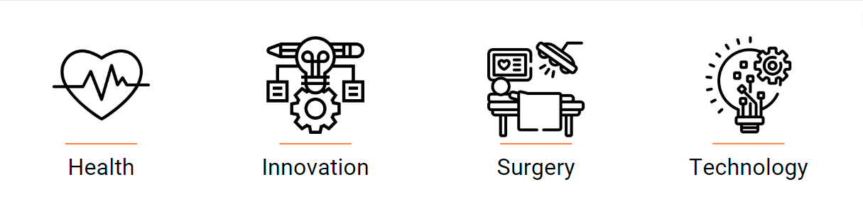 health innovation surgery technology icons