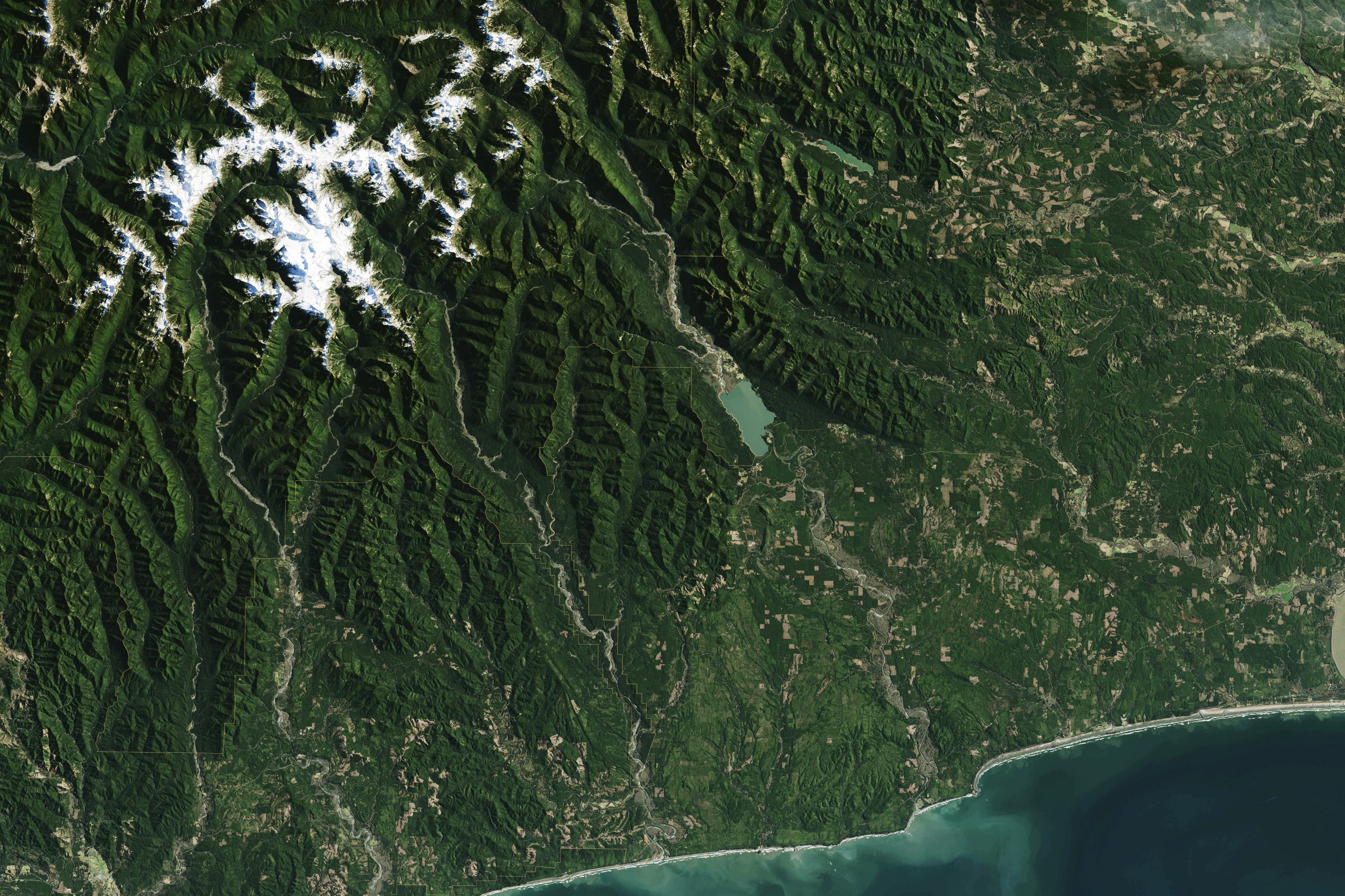 Green earth surface geography background