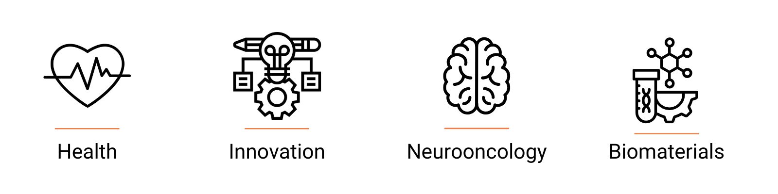 Icons for Lifesome Therapeutics’ nanoBACTair project showing Ohmline innovation: nanocarrier, antimicrobial action, respiratory system, and biotechnology.