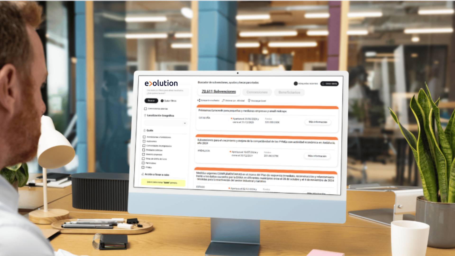 Evolution Buscador de Ayudas I+D+i