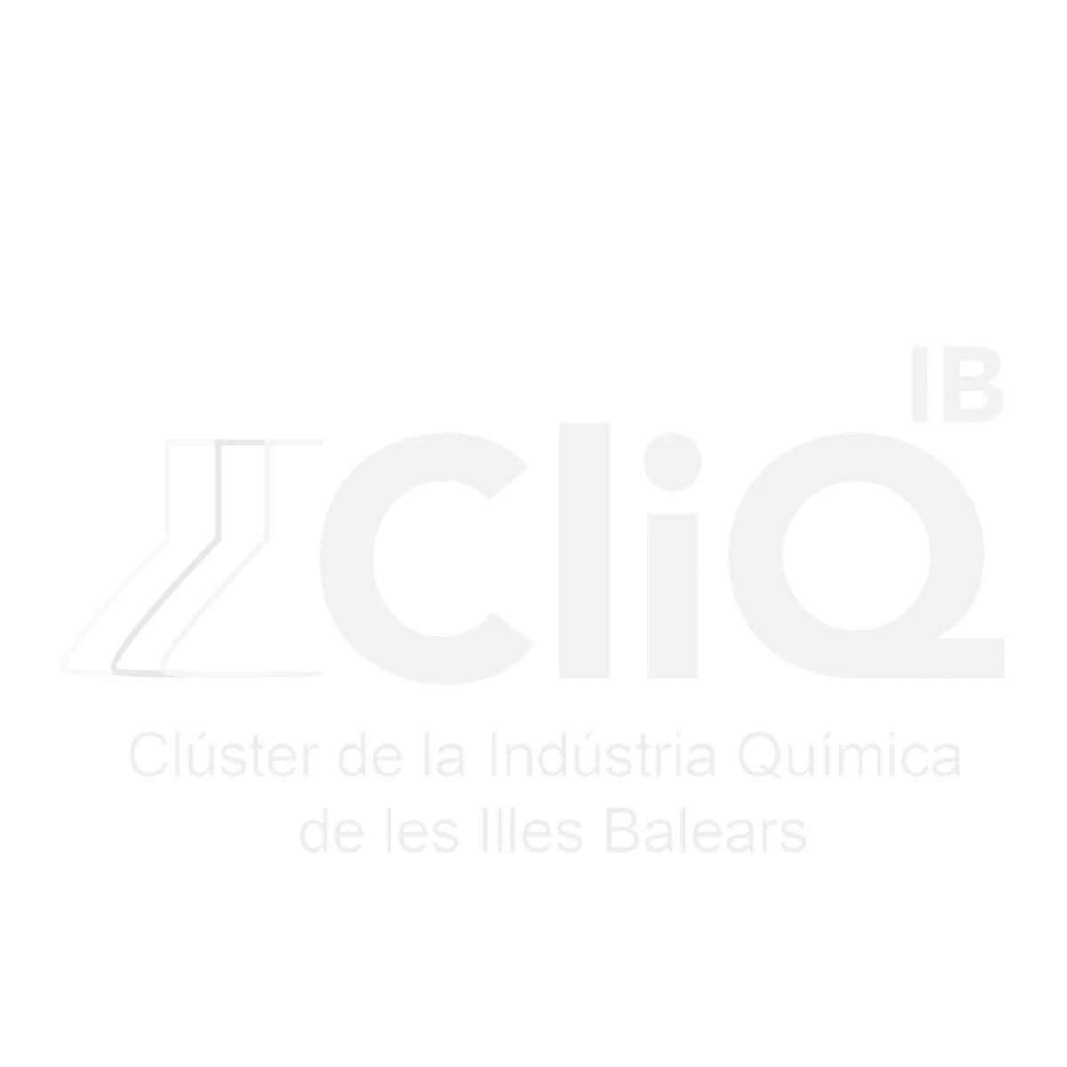 CliQIB – Clúster de la Industria Química de las Islas Baleares – logo blanco